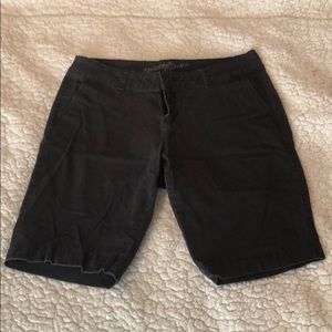 Black Bermuda shorts